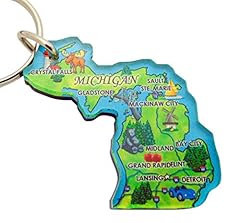 Michigan key chain for sale  Delivered anywhere in USA 