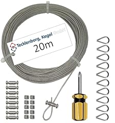 Edelstahlseilset 20m 7x7 gebraucht kaufen  Wird an jeden Ort in Deutschland