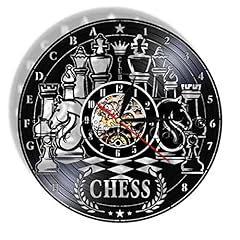 Used, Chess Game Vinyl Record Wall Clock Chessboard Antique for sale  Delivered anywhere in Canada