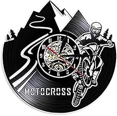 Wall clock motocross for sale  Delivered anywhere in Ireland