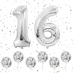 Number balloons silver for sale  Delivered anywhere in UK