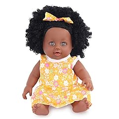 Nice2you Black Doll 12 Inch Baby Girl Doll African, used for sale  Delivered anywhere in UK