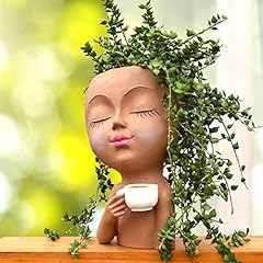 Face flower pot for sale  Delivered anywhere in USA 