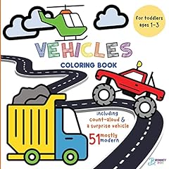 Vehicles coloring book for sale  Delivered anywhere in USA 