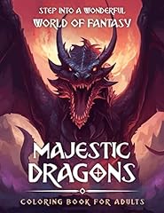 Majestic dragons coloring for sale  Delivered anywhere in USA 