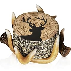 Deer antler coasters for sale  Delivered anywhere in USA 