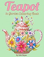 Teapot garden colouring for sale  Delivered anywhere in UK