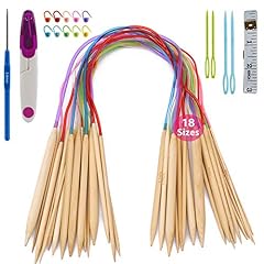 Bamboo knitting needles for sale  Delivered anywhere in UK