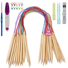 Bamboo knitting needles for sale  Delivered anywhere in UK