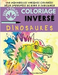 Coloriage inversé dinosaures d'occasion  Livré partout en France