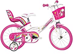 Usato, Dino Bikes Bicicletta Unicorn 14", 45 cm Ragazze, Bianco e Rosa usato  Spedito ovunque in Italia 