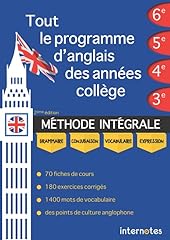 Programme anglais années d'occasion  Livré partout en France
