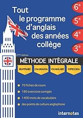 Programme anglais années d'occasion  Livré partout en France