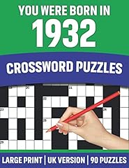Born 1932 crossword for sale  Delivered anywhere in USA 