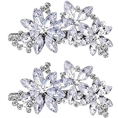 2pcs diamante hair for sale  Delivered anywhere in UK