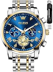 Olevs blue watch for sale  Delivered anywhere in USA 