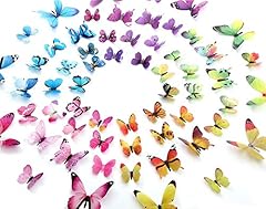 60pcs butterfly wall for sale  Delivered anywhere in USA 