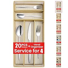 Pieces silverware set for sale  Delivered anywhere in USA 