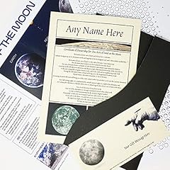 Planetsforsale.com moon certif for sale  Delivered anywhere in UK