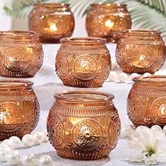 Pcs amber glass for sale  Delivered anywhere in USA 
