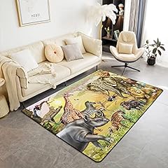 Lion area rug for sale  Delivered anywhere in UK