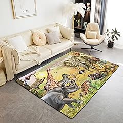 Lion area rug for sale  Delivered anywhere in UK