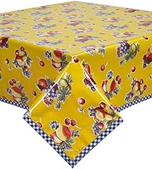 Retro yellow oilcloth for sale  Delivered anywhere in USA 