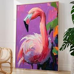 Abstract flamingo wall for sale  Delivered anywhere in USA 