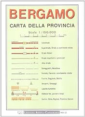 Bergamo. carta stradale usato  Spedito ovunque in Italia 