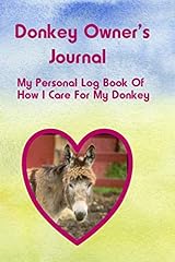 Donkey owner journal for sale  Delivered anywhere in UK