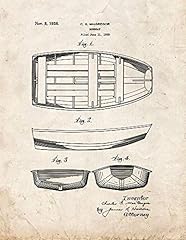 Rowboat patent print for sale  Delivered anywhere in USA 
