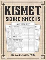 Kismet score sheets for sale  Delivered anywhere in USA 