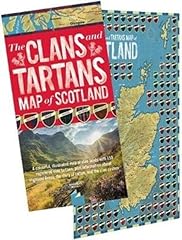 Clans tartans map for sale  Delivered anywhere in UK
