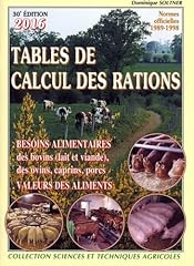 Tables calcul rations d'occasion  Livré partout en France