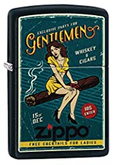 Zippo lighter black for sale  Delivered anywhere in Ireland