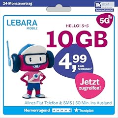 Lebara handytarif hello gebraucht kaufen  Wird an jeden Ort in Deutschland