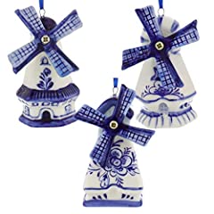 Delft blue windmill for sale  Delivered anywhere in USA 