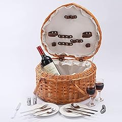 Picnic basket picniking for sale  Delivered anywhere in USA 