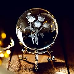Hdcrystalgifts carving rose for sale  Delivered anywhere in UK