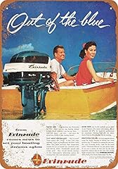 Metal sign evinrude for sale  Delivered anywhere in USA 