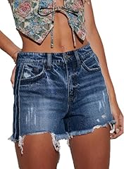 Womens jean shorts for sale  Delivered anywhere in USA 