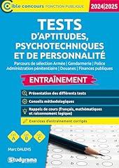 Tests aptitudes psychotechniqu d'occasion  Livré partout en Belgiqu