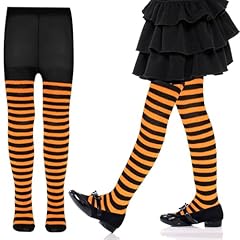 Halloween striped tights for sale  Delivered anywhere in UK