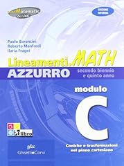 Lineamenti math azzurro. usato  Spedito ovunque in Italia 
