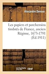 Papiers parchemins timbrés d'occasion  Livré partout en France