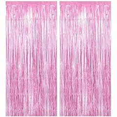 2pcs tinsel curtain for sale  Delivered anywhere in UK