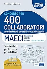 Concorso 400 collaboratori usato  Spedito ovunque in Italia 