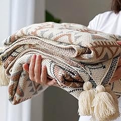 Brown throw blankets for sale  Delivered anywhere in UK