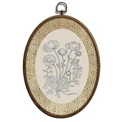 Vintage floral oval for sale  Delivered anywhere in USA 