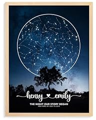 Custom star map for sale  Delivered anywhere in USA 